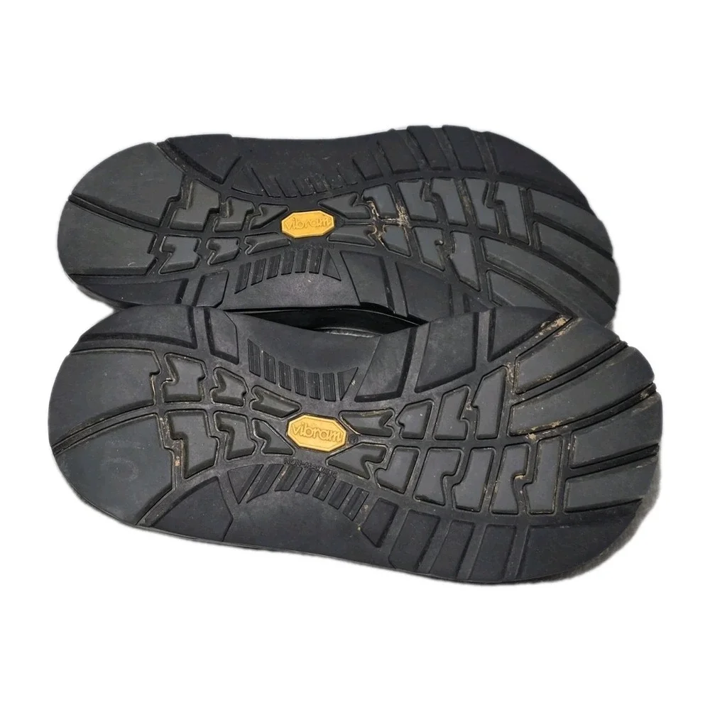 Chaco Mens Size 8 Yampa Vibram Sandals Black Slingback Water Shoes Hiking